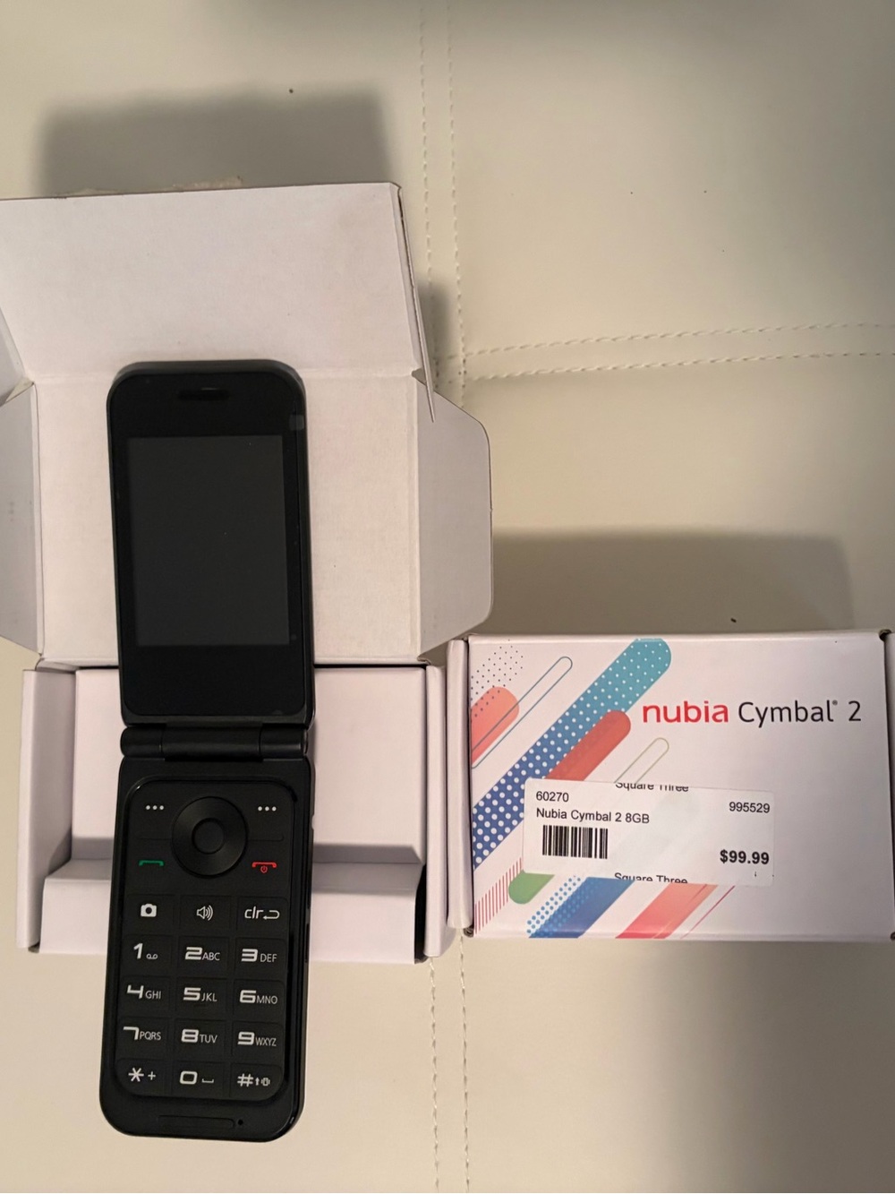 Cymbal 2 Flip Phone - Black
